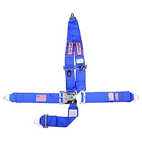 5-Point Latch and Link Racing Harness Blue
