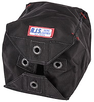 9"x9" XL Parachute Bag Black
