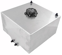 Elite Alcohol Aluminum Fuel Cell 10 Gallon Billet Screw-On Cap