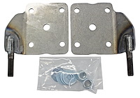 AR-1000F Lower Shock Mounting Plates for 2 1/2 in. Rear Leaf Springs