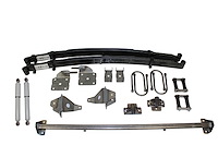 AS-1014CGY Complete Leaf Spring Rear End Mounting Kit for 1948-1954 Chevy and GMC Pickup Truck (Gas Shocks)