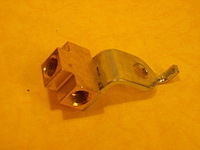 AU-3326 Brake Fitting Line Tee 3/16 in. Brake With Mounting Tab