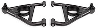 AAL311H Front Lower A-Arms for 1967-1969 GM F-Body, 1968-1974 GM X-Body w/Forward Bump Stops [Black Hammertone]