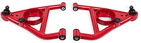 AAL311R Front Lower A-Arms for 1967-1969 GM F-Body, 1968-1974 GM X-Body w/Forward Bump Stops [Red Powder Coat]