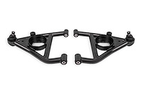 AAL316H Front Lower A-Arms for 1967-1969 GM F-Body, 1968-1974 GM X-Body w/Rearward Bump Stops [Black Hammertone]