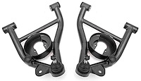 AAL461H Lower Control Arms w/Delrin Bushings for Select 1978-1987 GM Cars (Black Hammertone)