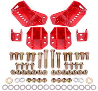 Rear Coil-Over Conversion Kit 1964-1972 GM A-Body - Red Powder-Coated Finish