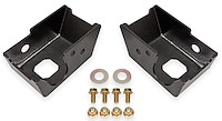SG1860H Rear Shock Mount Skid Plates Fits Select Ford Bronco [Black Hammertone]