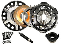 1848014-D1 Full Race Single-Disc Clutch Kit for Honda H Series, 184 mm Ceramic, Dual Diaphragm, w/Flywheel