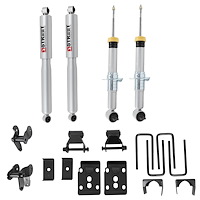 Lowering Kit w/ Street Performance Struts and Shocks for Fits Select Ford F-150 2WD Trucks [-1 in. to -3.5 in. Front / -4.5 in.