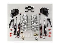 1999-03 Extended Cab, Short Bed Pickup - 3" Front/4" Rear Lowering Kit