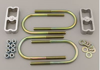 Lowering Block Kit for 2.5" to 3" Wide Leaf Springs 1" Drop