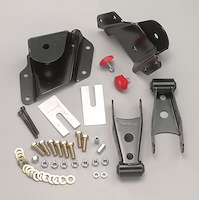 Rear Leaf Spring Shackle and Hanger Kit for 1999-2006 Chevy Silverado/GMC Sierra 1500 2WD Standard Cab, Short Bed