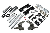 Complete Lowering Kit with Street Performance Shocks for 1997-2000 Chevrolet Silverado/GMC Sierra C2500/C3500