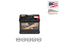 B47-H5-L2 12 V Endurance Series AGM Battery, Group 47/H5/L2, 700 CCA, 60 Ah