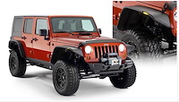 Flat-Style Fender Flares 2007-2015 Wrangler JK 4-Door