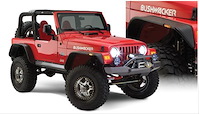 Flat-Style Fender Flares 1996-2006 Jeep Wrangler TJ