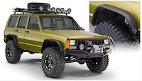 Flat-Style Fender Flares 1984-01 Jeep Cherokee XJ (2 & 4 Door Models)