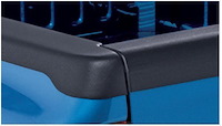 Smoothback Style Bedrail Caps 2007-2013 Silverado Pickup