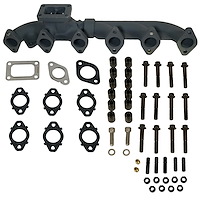 1046067 Exhaust Manifold Kit, Fits w/OE HE351 Turbo, Incl. Gaskets/Bolts/Spacers