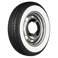 WhitePaw Classic Narrow Radial Tire, 185/80R13 [Whitewall]