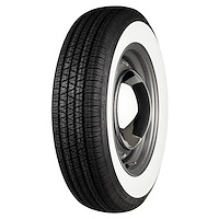155128KON WhitePaw Classic Narrow Radial Tire 155/80r15 [Whitewall]