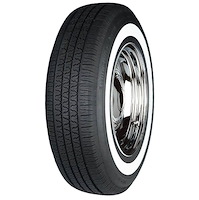 155131KON WhitePaw Classic Narrow Radial Tire 215/75r15 [Whitewall]
