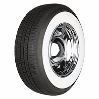 155158KON WhitePaw Classic Wide Radial Tire 195/75r15 [Whitewall]