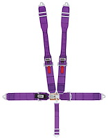 11045DB Latch and Link Harness [5-Point, 3 in Belts, 50 in Length, Pull-Down, Dog Bone, Clip-In, Sub-Belt Bolt-In, Bolt-In]