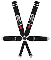 11144-6 Kamlock Harness [6-Point, 3 in Belts, 50 in Length, Pull-Down, 6-Way 2 Eye Bolts Included, Bolt-In, Clip-In]