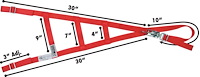 11613 Sprint Car Side Window Net [Blue, SFI.37.1]