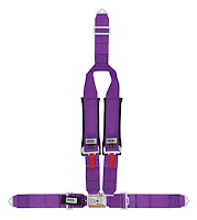 20133 Latch and Link Harness [4-Point, 3 x 3 in Belts, Sand Car, Bolt-In, Wrap-Around, Blue]