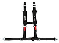 32094B Automotive Buckle Harness [4-Point, 2 in Belts, Pull-Down, H-Harness, Pads, Plastic Sternum Buckle]