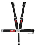 40064 Latch and Link Harness [5-Point, 3 in Belts, Sprint Car, Dog Bone, Ratchet, Right Side, Stationary Side, Wrap-Around]