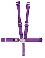 40085PRBR-Q Ratchet Racing Harness [5-Point, 3 in., Latch and Link, Pull-Down, Black, Wrap-Around]