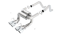 Axle-Back Exhaust System 2006-2013 Corvette Z06/ZR1 6.2L/7.0L
