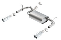 Rear Section Exhaust System 2012-2018 Jeep Wrangler JK 3.6L