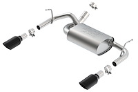 Rear Section Exhaust System 2012-2018 Jeep Wrangler JK 3.6L