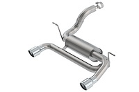 Axle-Back Exhaust System Fits 2018-2019 Jeep Wrangler JL/ JLU 2.0L - "ATAK" Muffler - Polished Tips