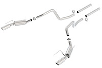 Cat-Back Exhaust System 2005-09 Mustang GT 4.6L V8