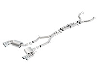 Cat-Back Exhaust System with ATAK Mufflers for 2016-2018 Camaro SS 6.2L