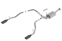 Cat-Back Exhaust System 2019 Ram 1500 5.7L 2WD/4WD - Black Tips - "S-Type" Muffler