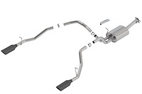 Cat-Back Exhaust System 2019 Ram 1500 5.7L 2WD/4WD - Black Tips - "ATAK" Muffler