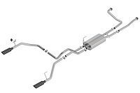 Cat-Back Exhaust System Fits Nissan Titan 5.6L V8 2/4WD - Black Tips