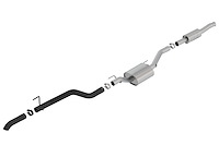 Cat-Back "Climber" Exhaust System Jeep Gladiator JT 3.6L V6 4WD Crew Cab - "ATAK" Muffler - Black Turndown Tip
