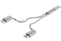 S-Type Cat-Back Exhaust System Fits Late-Model Ford Explorer ST/Platinum, Lincoln Aviator 3.0L V6 Ecoboost [Chrome Tips]