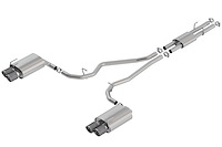 "ATAK" Cat-Back Exhaust System Fits Late-Model Ford Explorer ST/Platinum, Lincoln Aviator 3.0L V6 Ecoboost [Carbon Fiber Tips]