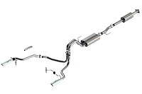 140862 Touring Cat-Back Exhaust System Fits Select Ford F-150 2.7L, 3.5L V6