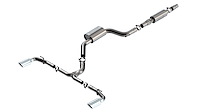Cat-Back Exhaust System Fits Select Volkswagen GTI MK8 2.0L, Chrome Tips [S-Type Muffler]