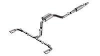 Cat-Back Exhaust System Fits Select Volkswagen GTI MK8 2.0L, Brushed Tips [S-Type Muffler]